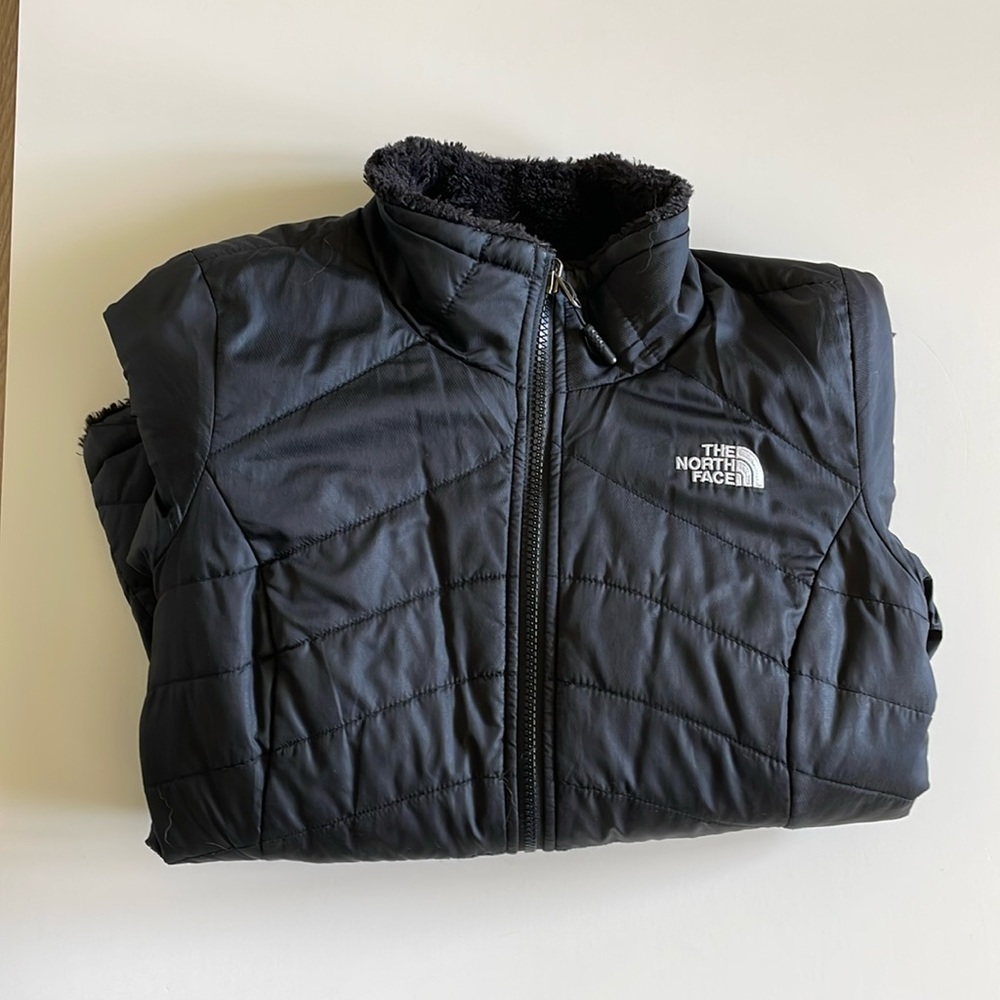 Women’s The North Face XS Reversible Mossbud Jacket Black